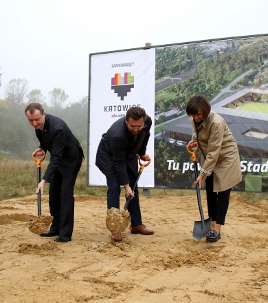 Stadion Miejski. Wbicie pierwszej łopaty [GALERIA]