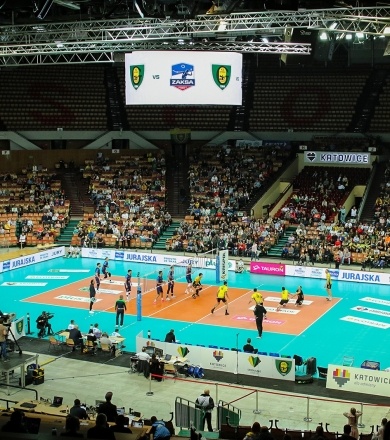 Play-off. GKS Katowice - Grupa Azoty ZAKSA w Spodku [GALERIA]